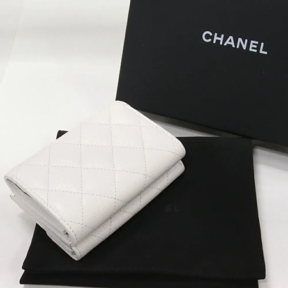 Chanel Grained Shiny Calfskin Classic Small Flap Wallet AP0230